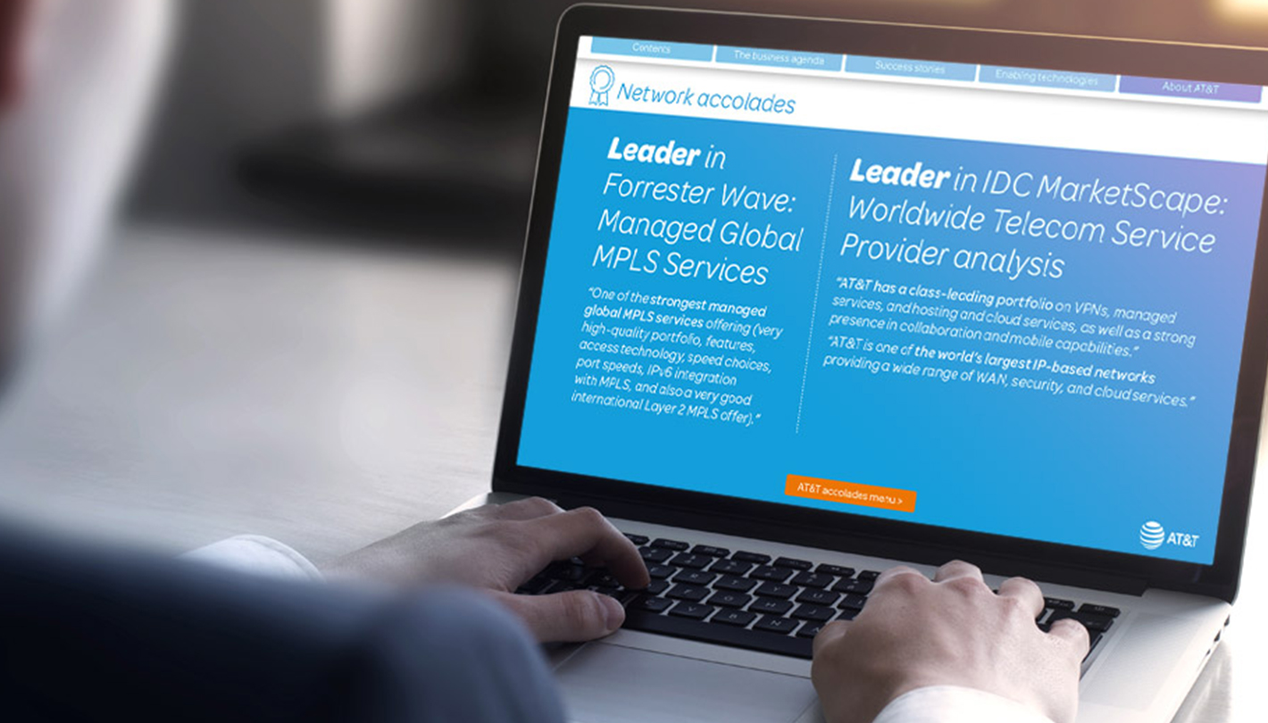 ATT EMEA solutions portfolio - network accolades