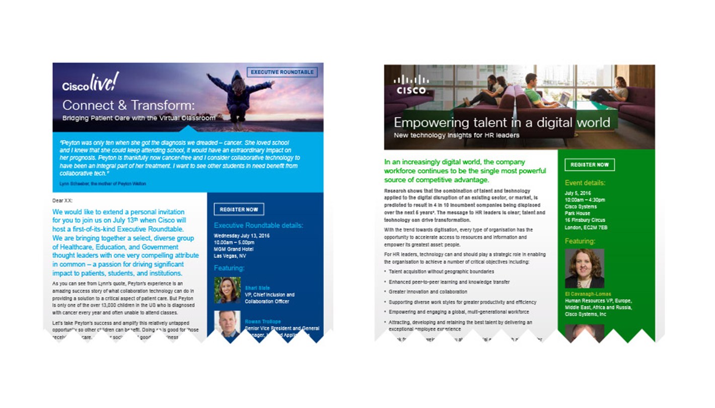Cisco HR sales emails