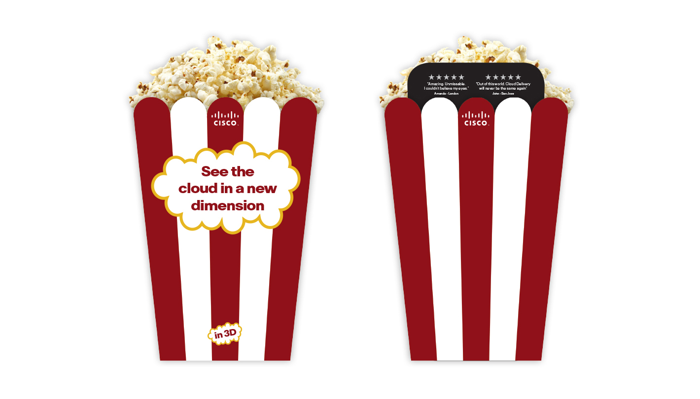 Cisco popcorn boxes