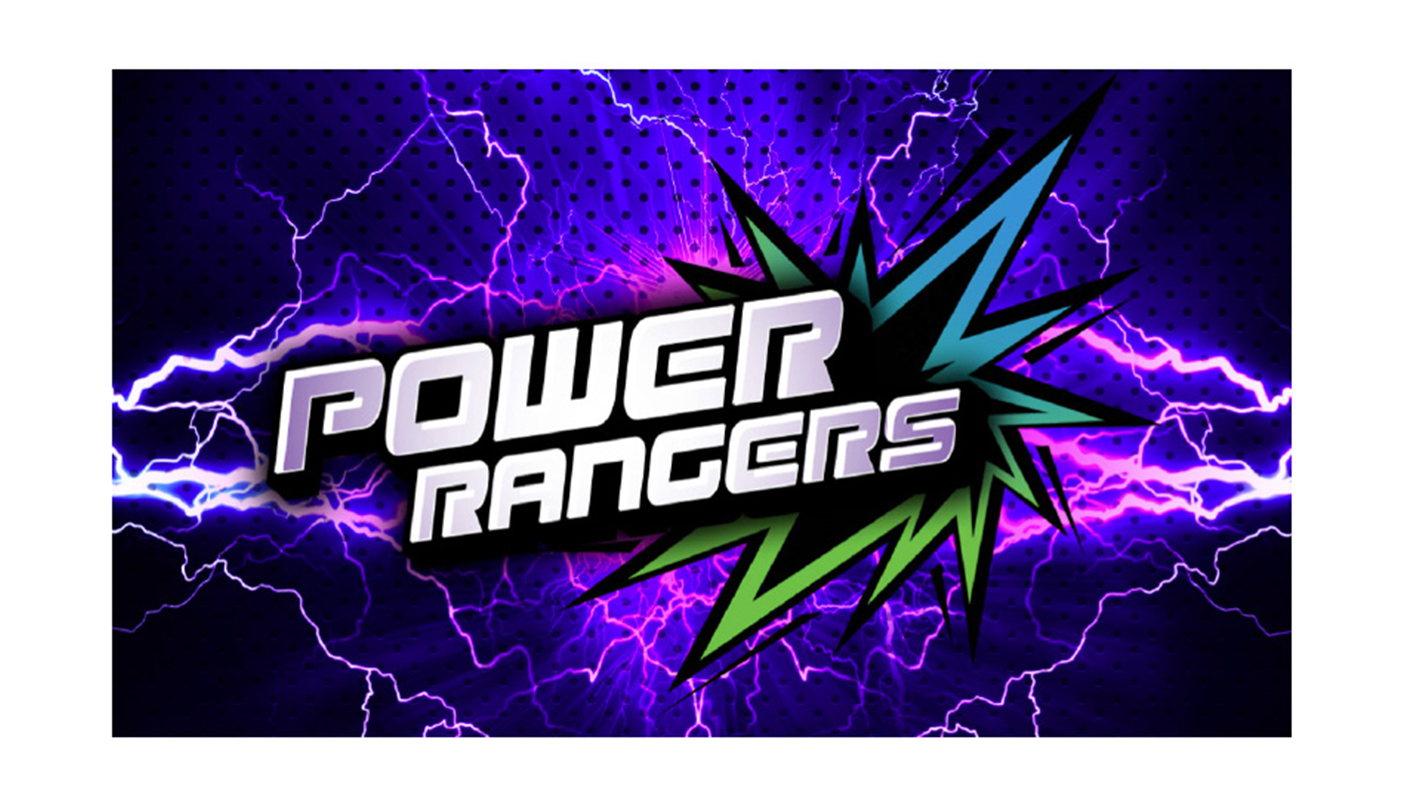 Power Rangers - game show graphic