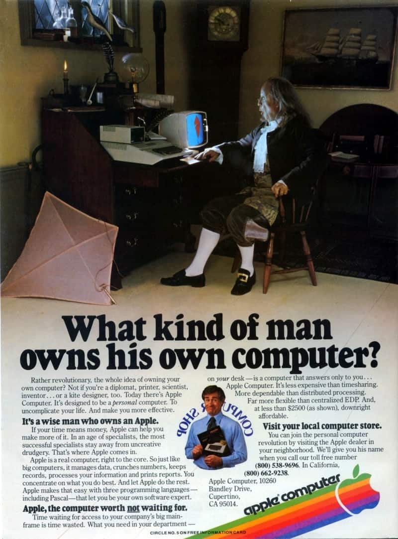 Retro Apple Computer Advert