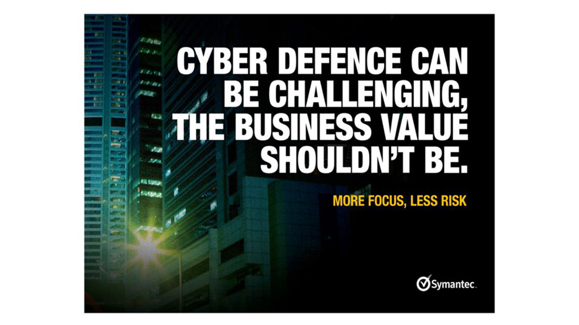 Symantec cyber security message 2