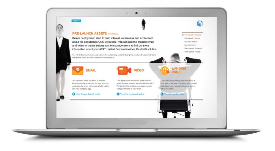 AT&T UC campaign website