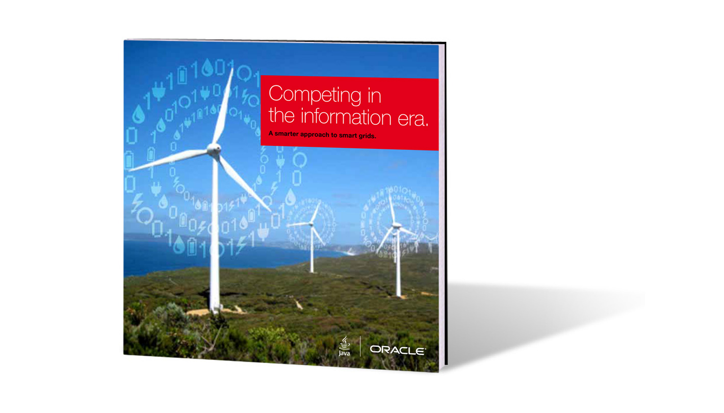 Oracle smart grid marketing brochure cover