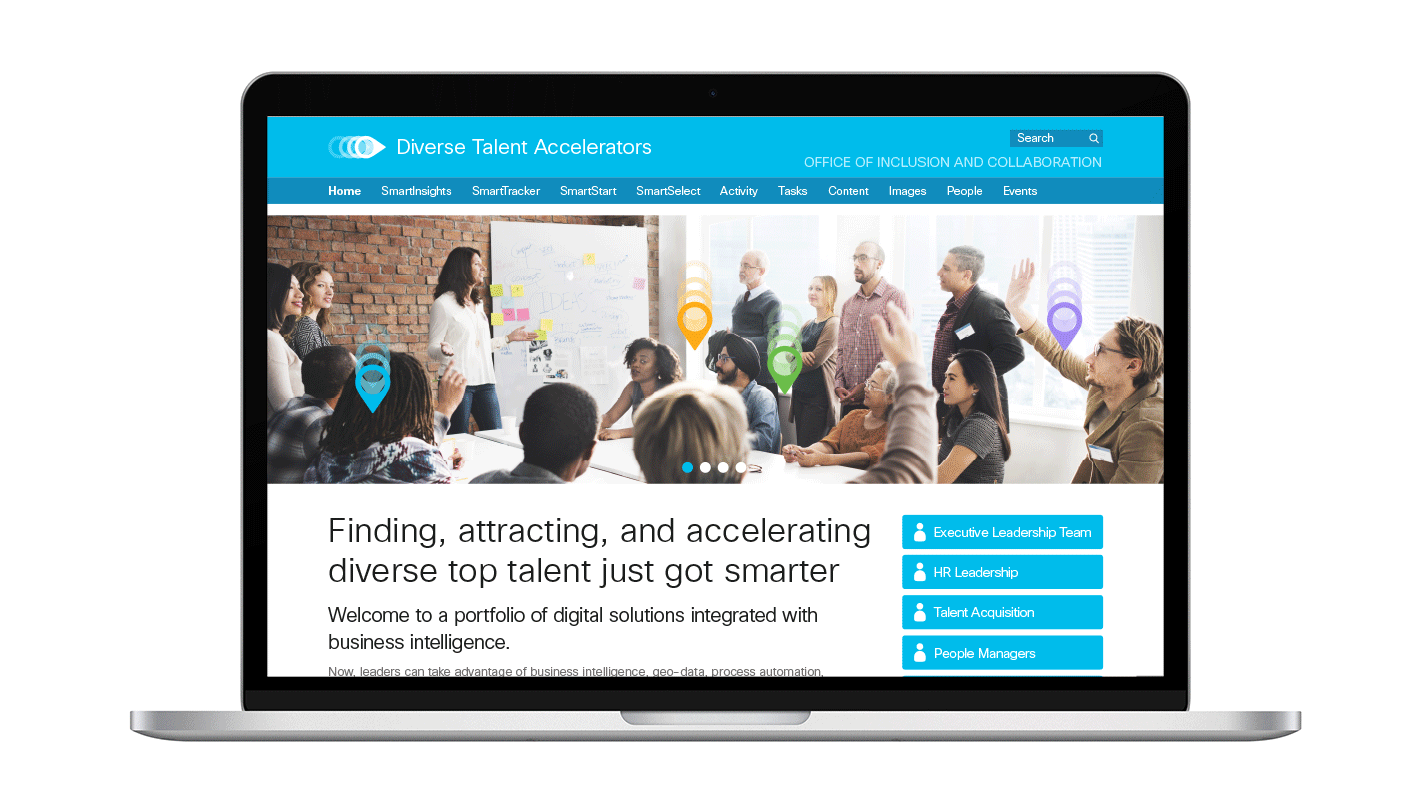 Diverse Talent Accelerators Jive website