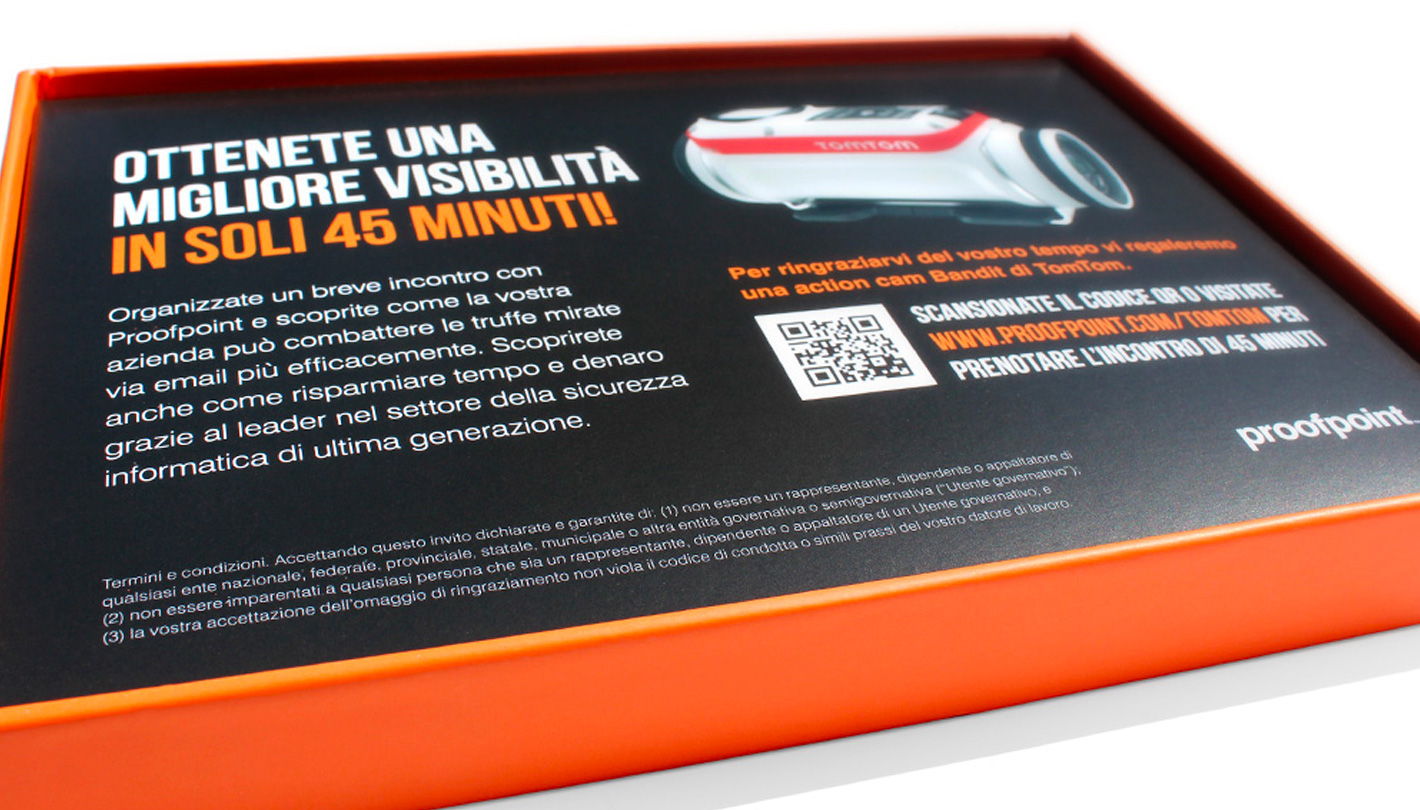 Proofpoint direct mail box tray