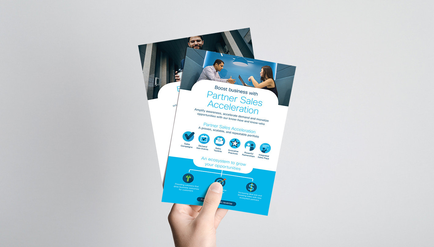 Cisco Parter Sales Acceleration marketing flyers