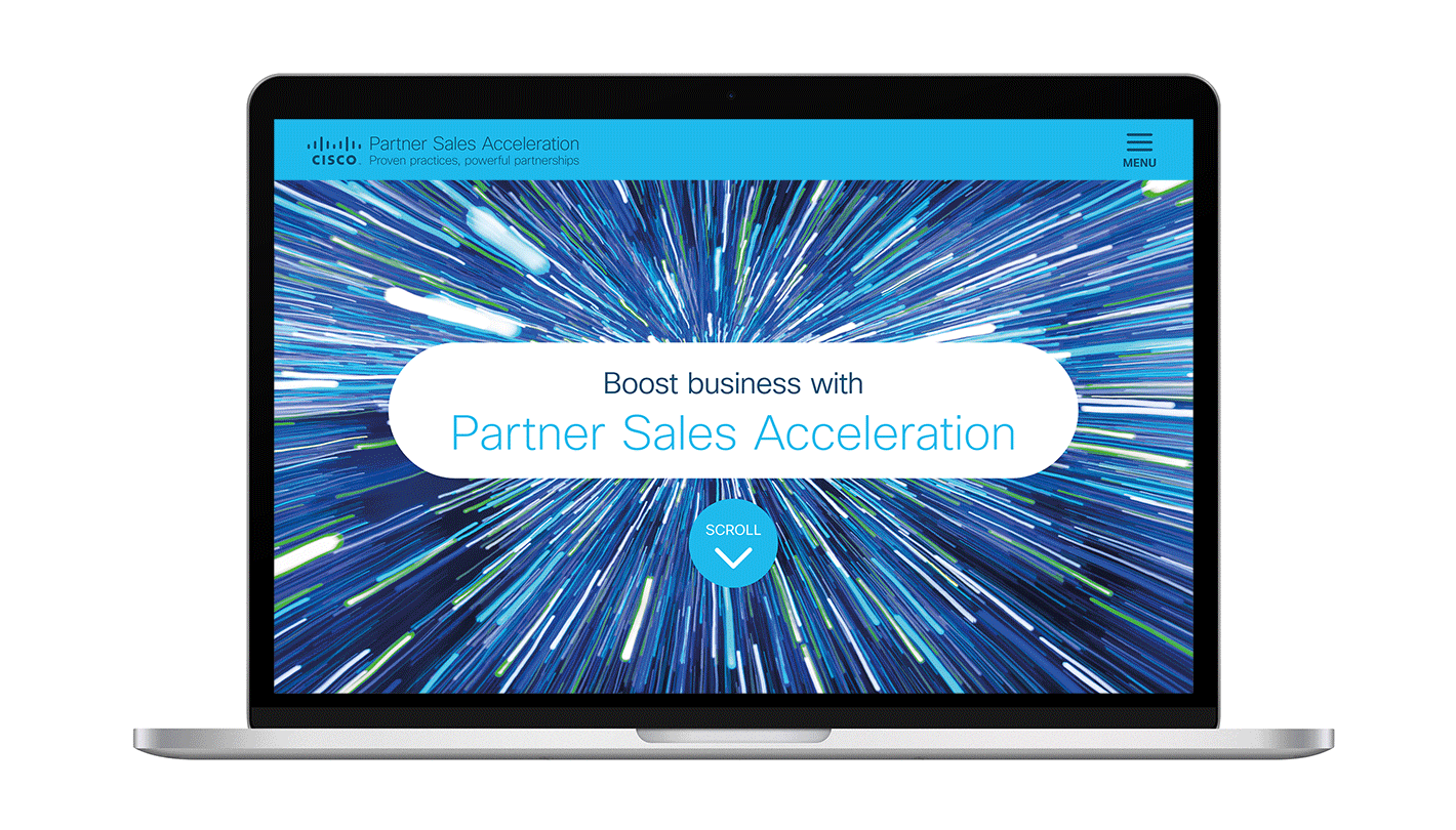 Cisco Parter Sales Acceleration Animated Infographic