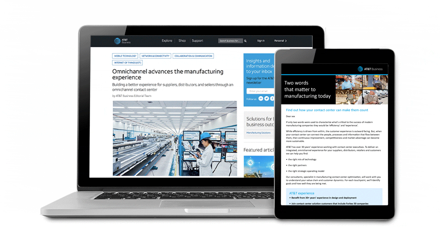 AT&T contact centre blog posts