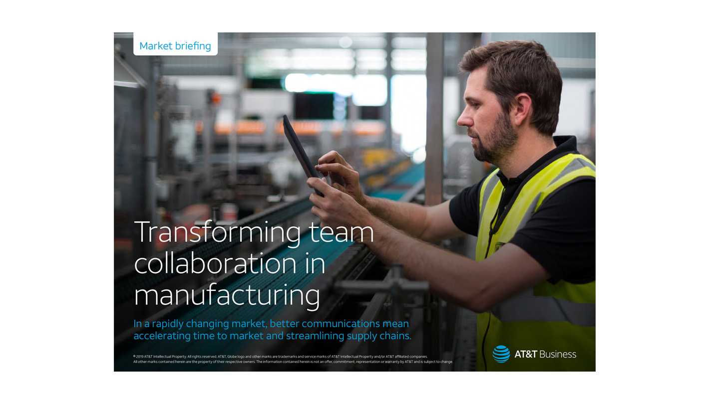 AT&T webex market briefing - manufacturing