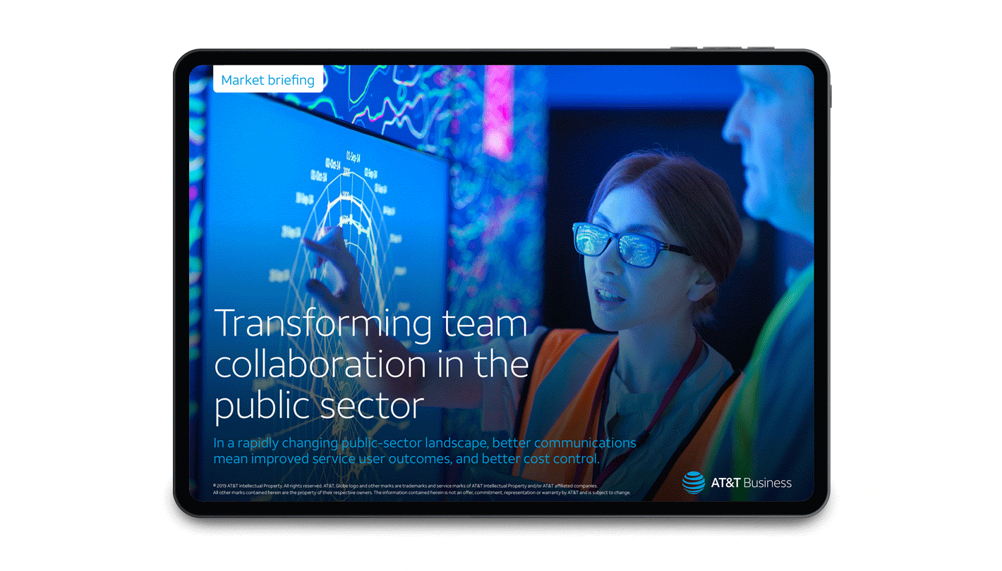 AT&T Webex market briefing - Public sector
