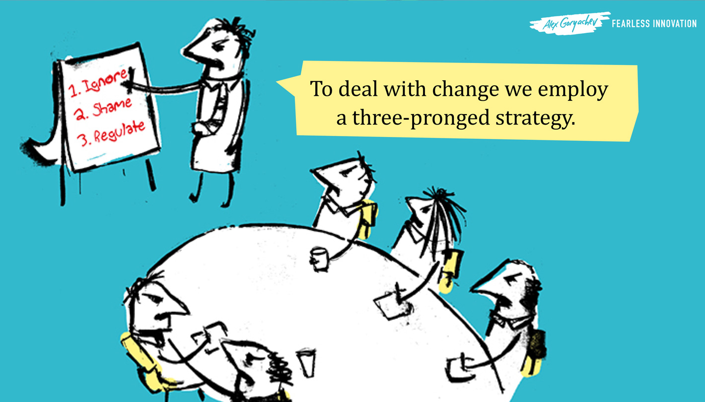 How companies deal with change