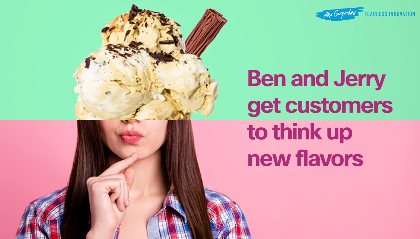 Ben and jerry think up new flavours