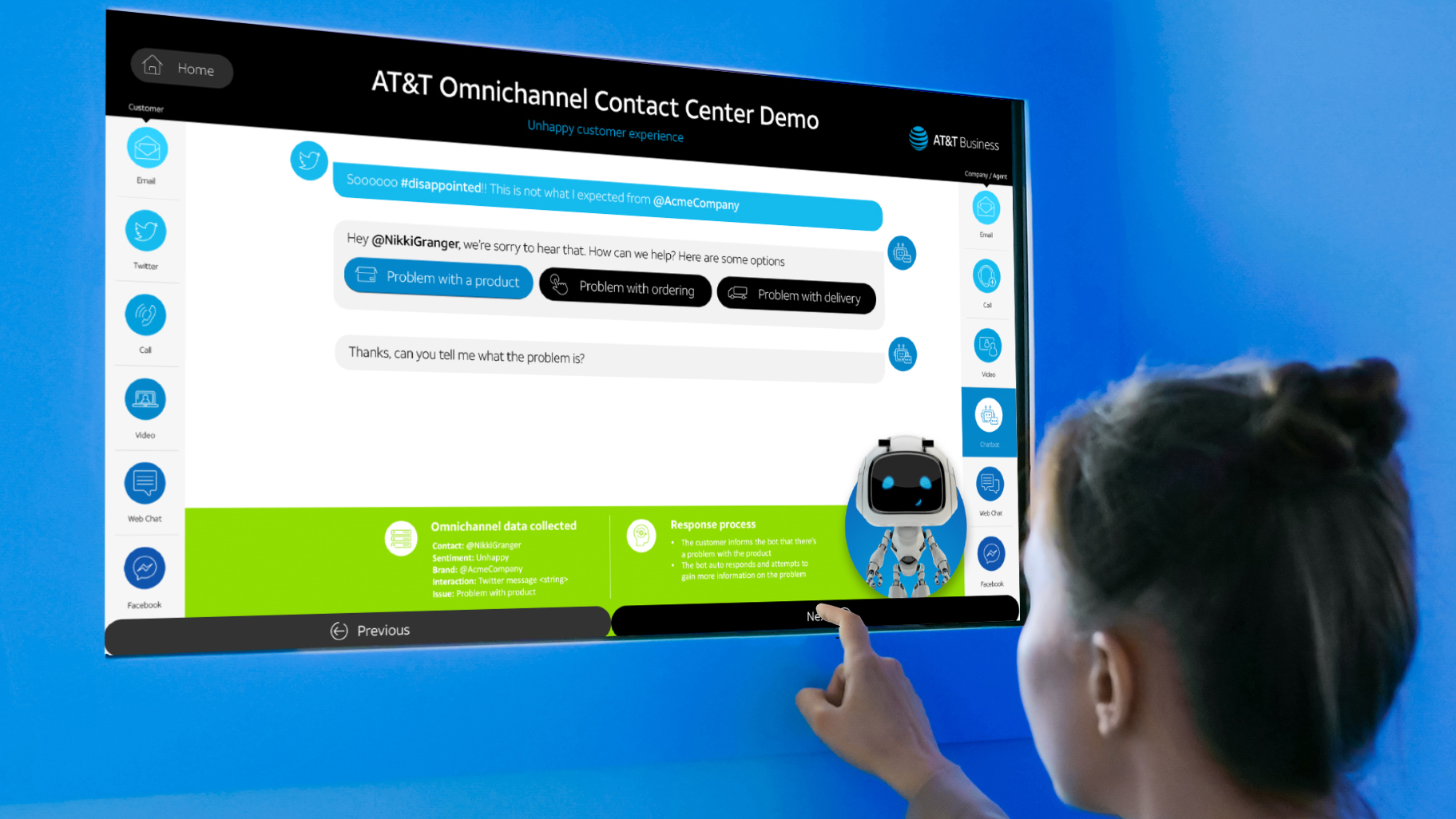 AT&T Omnichannel Contact Center Demo 3