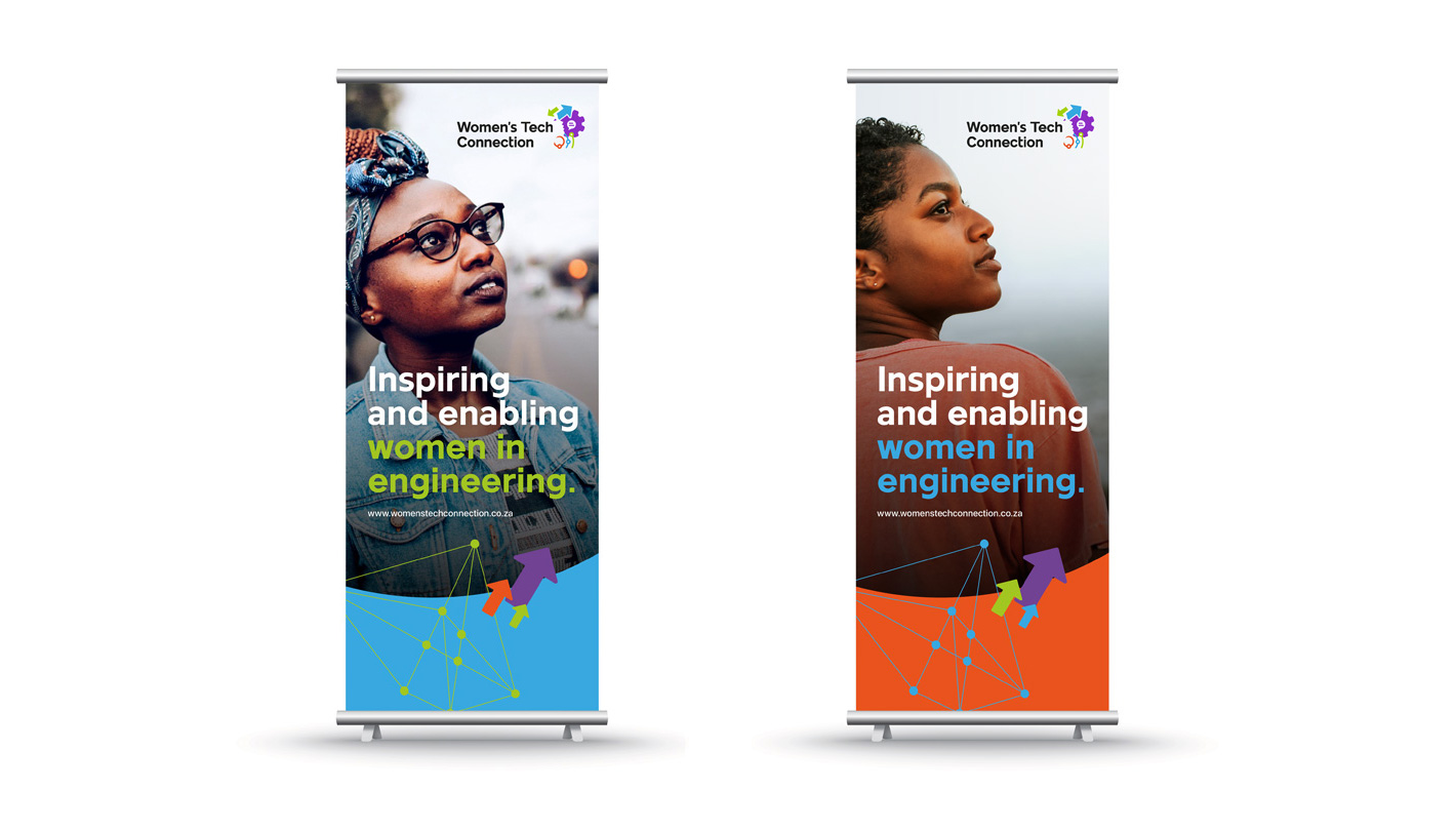 Womens tech connection exhibition banners