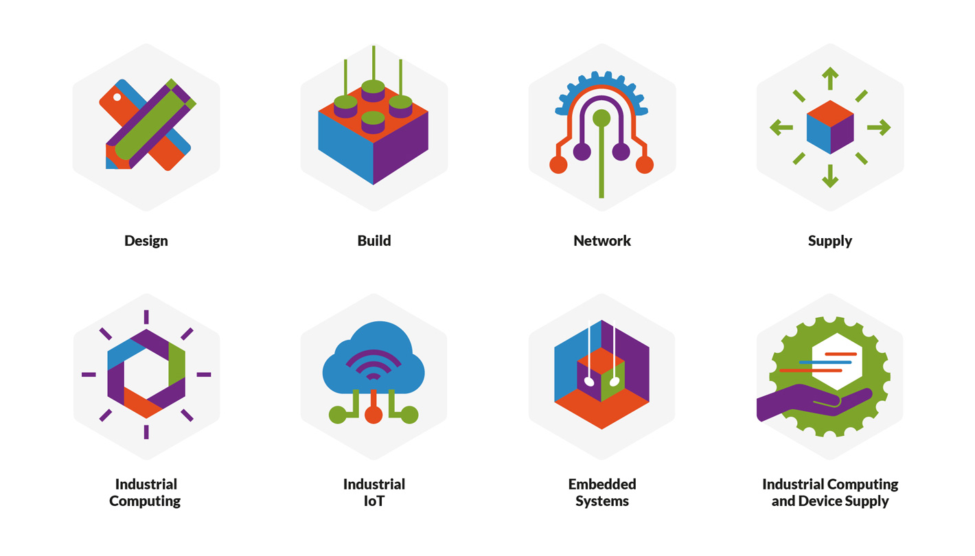 Impluse branded iconography