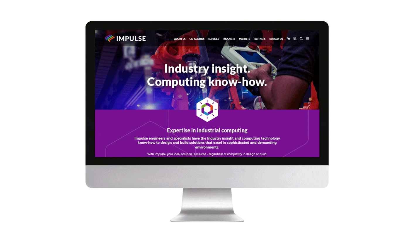 Impluse website design