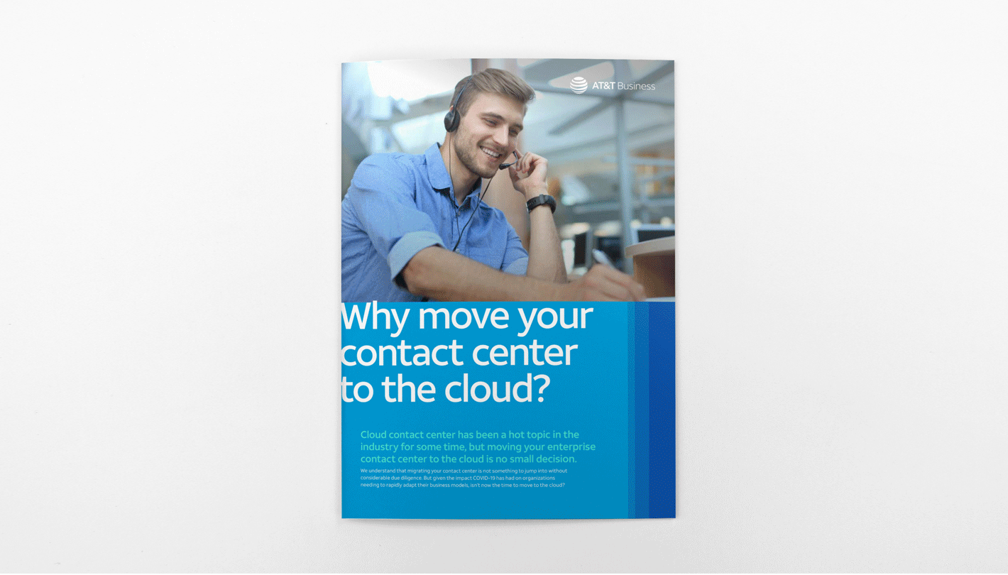 ATT Five9 Cloud contact center brochure