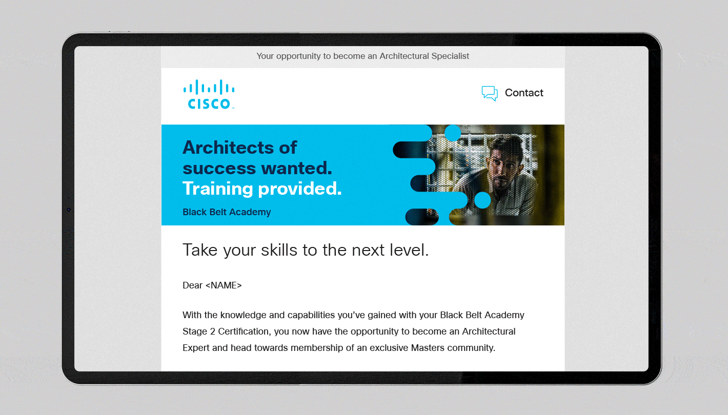 Cisco Black belt website