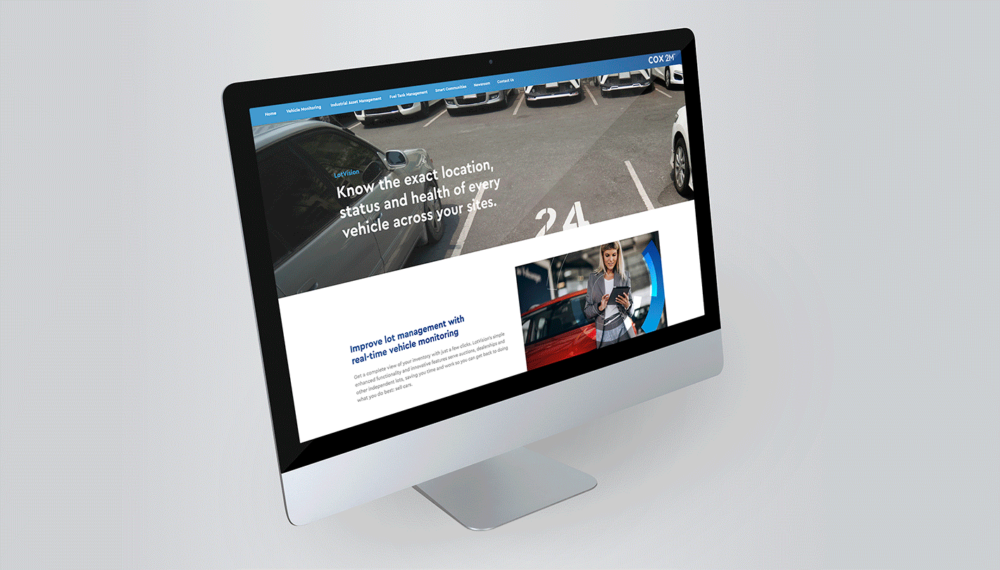 Cox2M LotVision website
