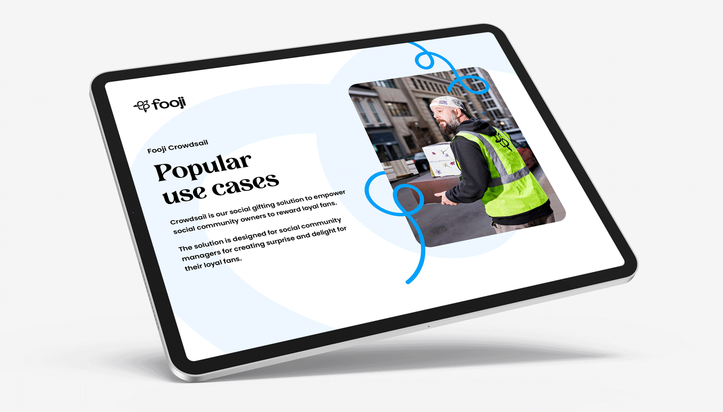 Fooji Crowdsail UseCases