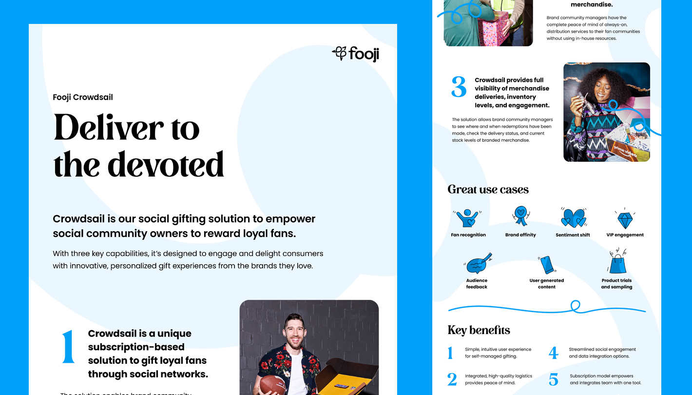 Fooji Crowdsail infographic
