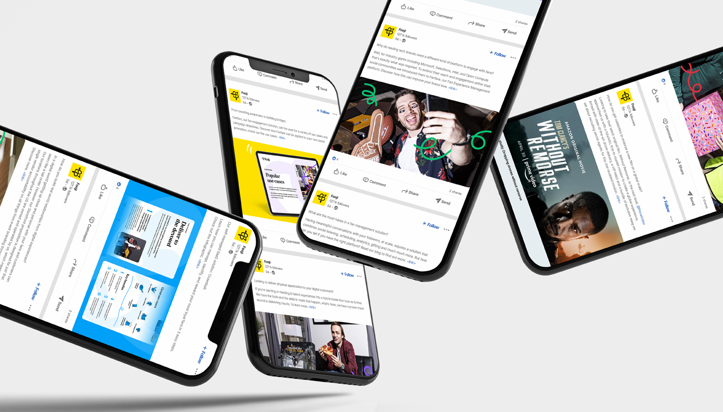 Fooji Linkedin social posts