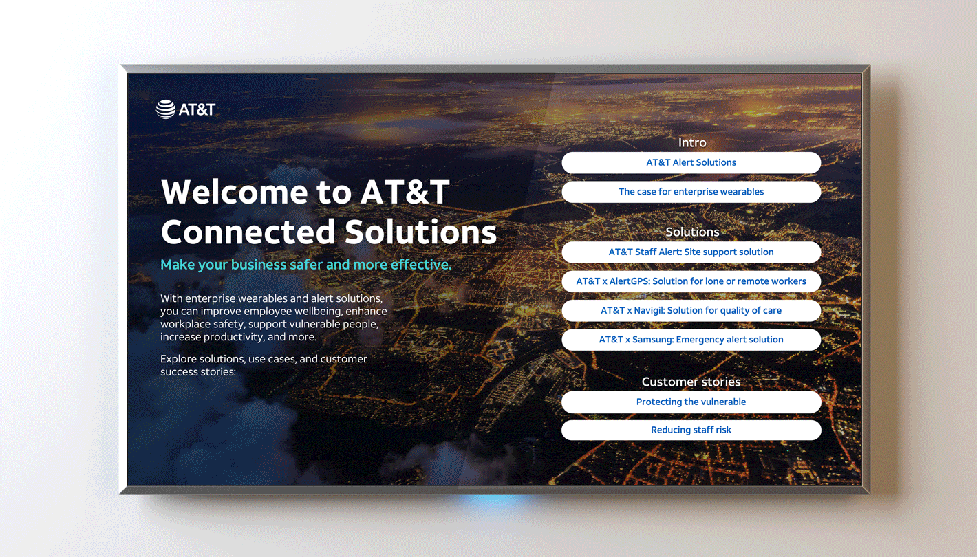 AT&T Wearables Adventure presentation