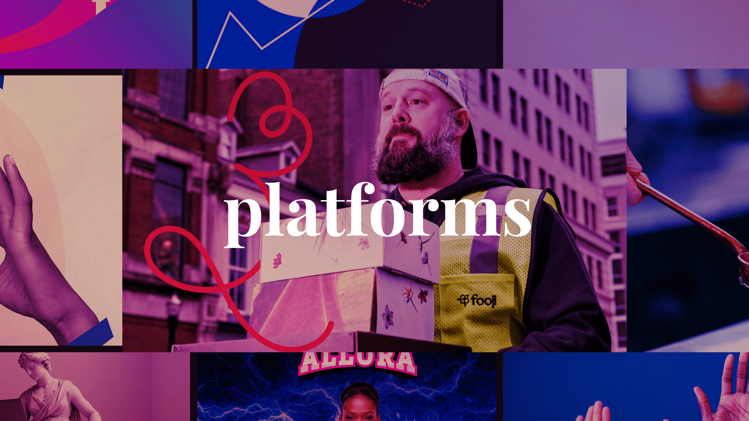 Platforms video screen