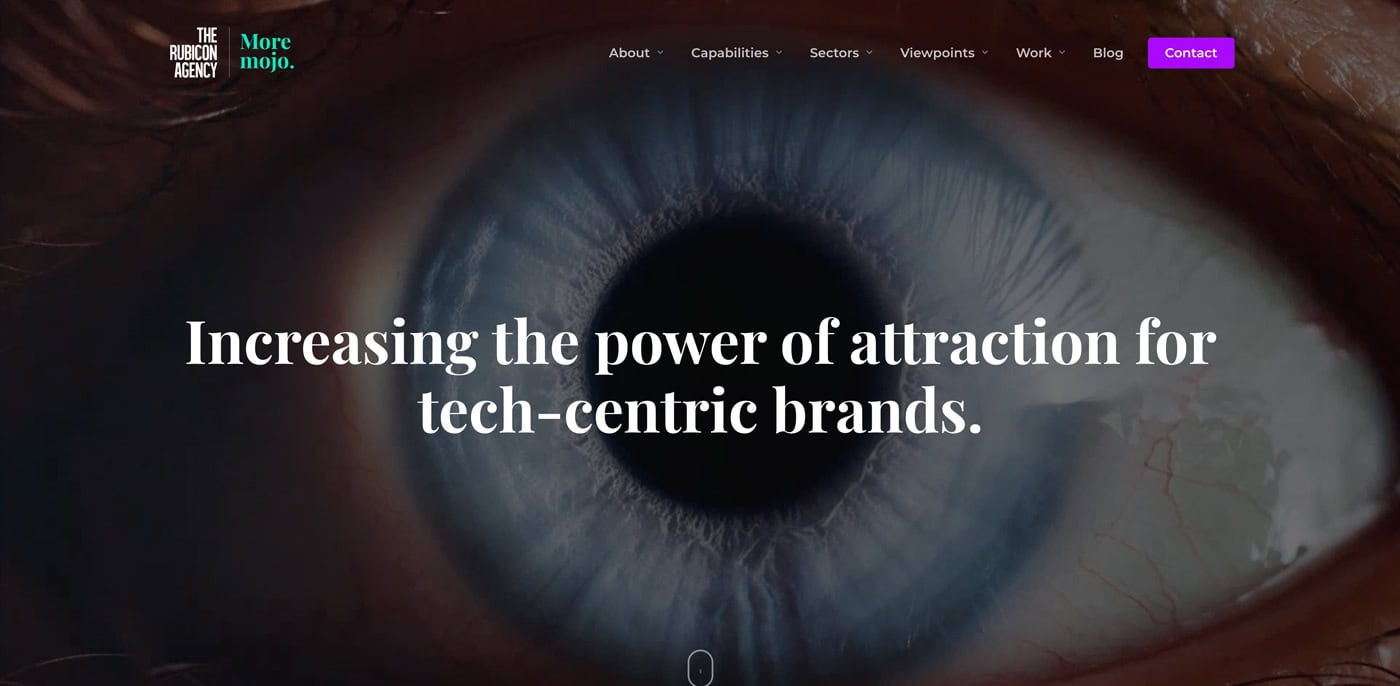 The Rubicon Agency website