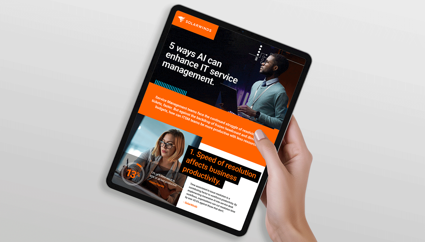 Tablet showcasing infographic.