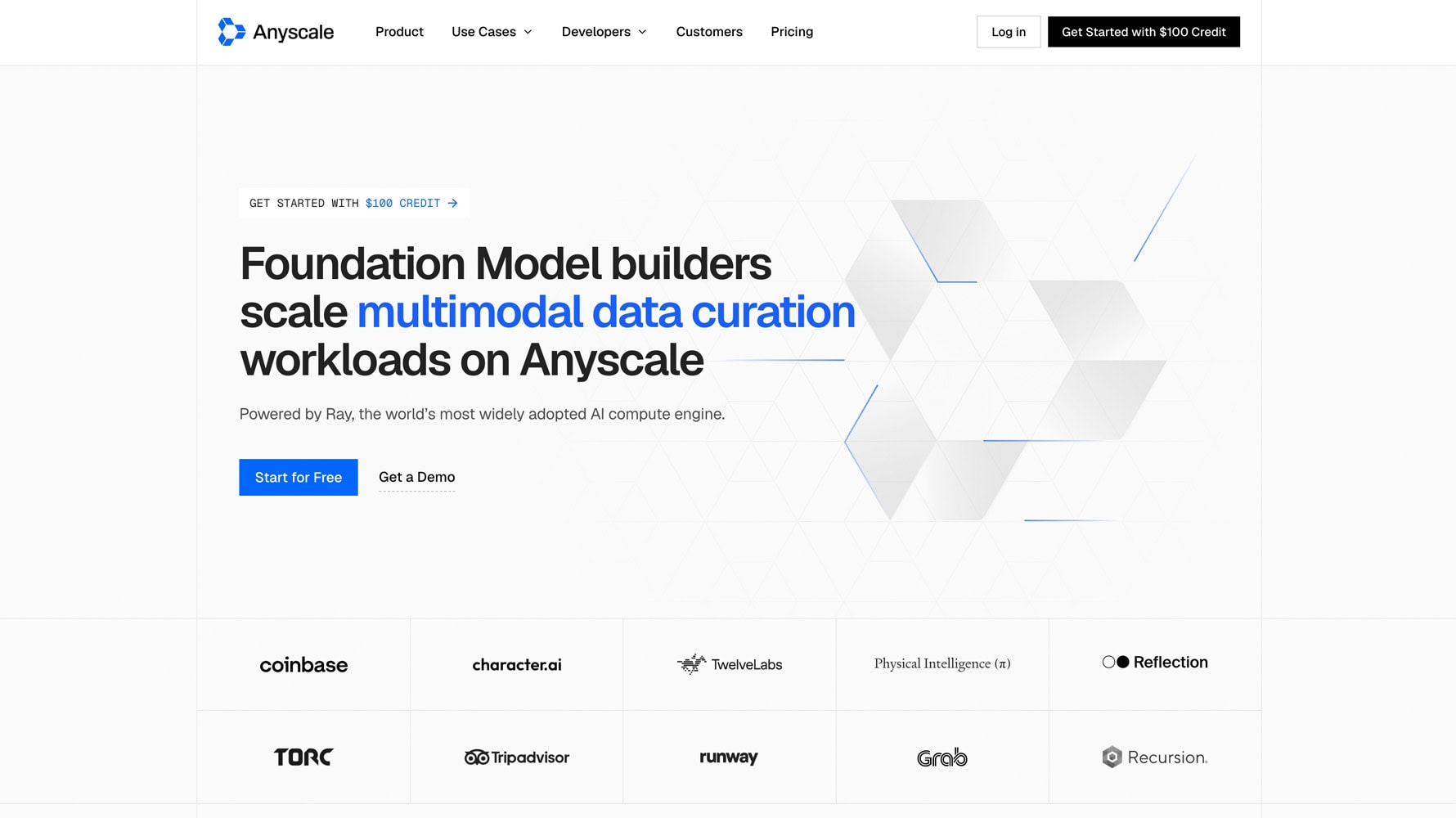 Anyscale website