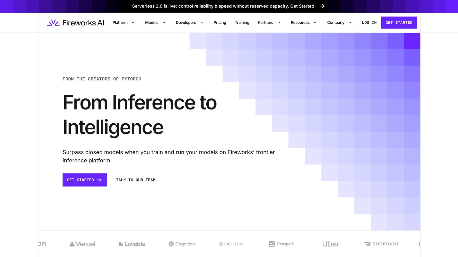 Fireworks AI website