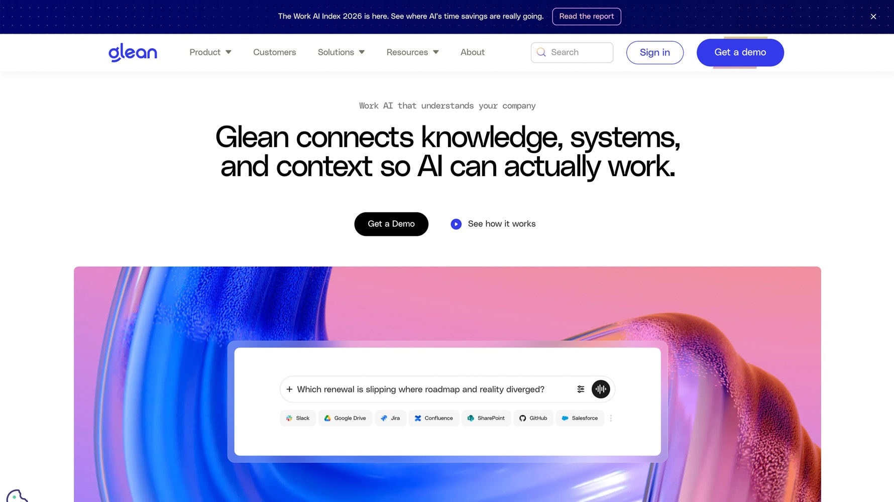 Glean website