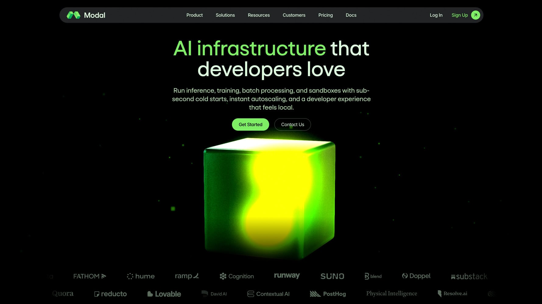 Modal AI website
