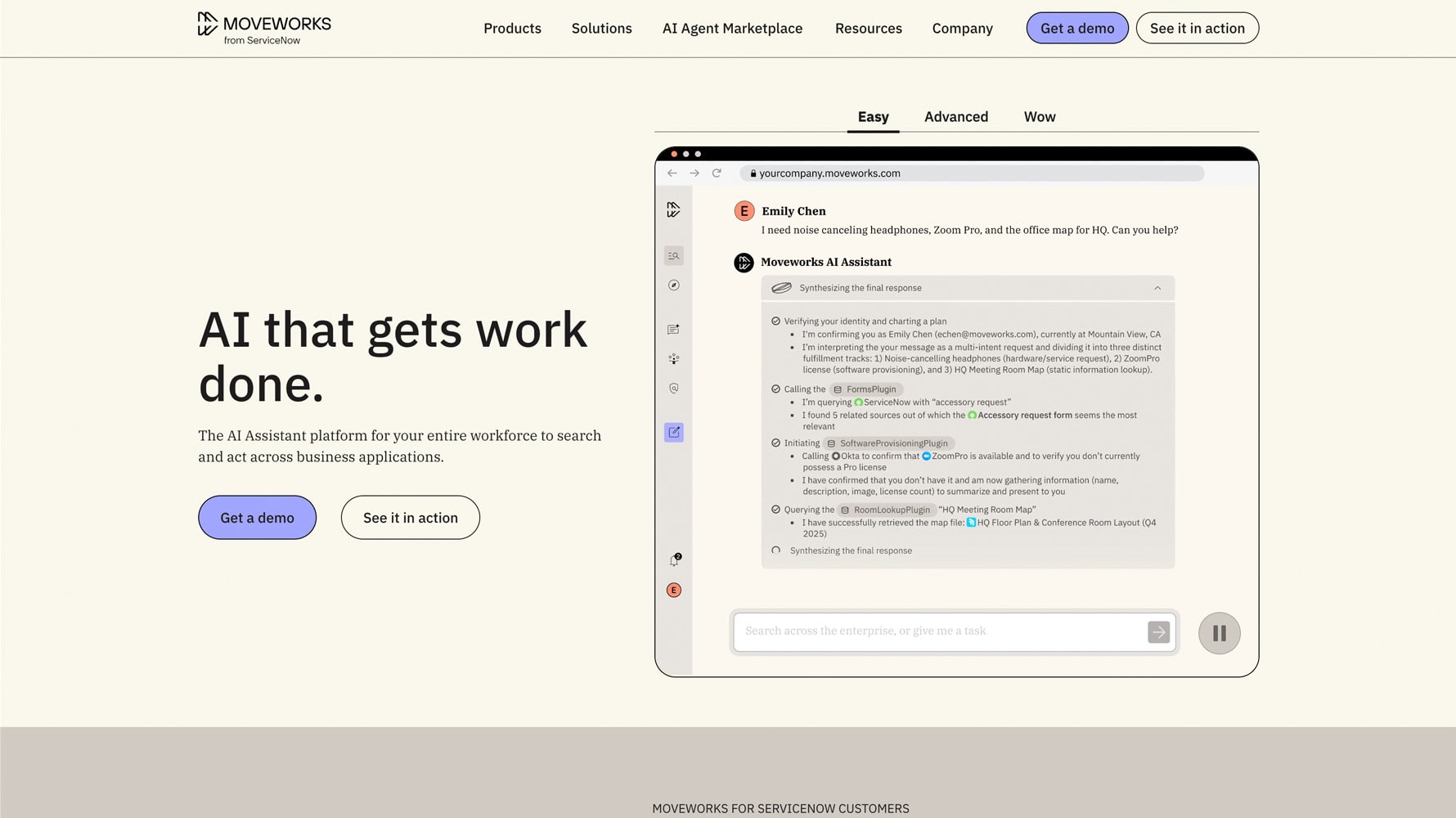 MoveWorks AI website