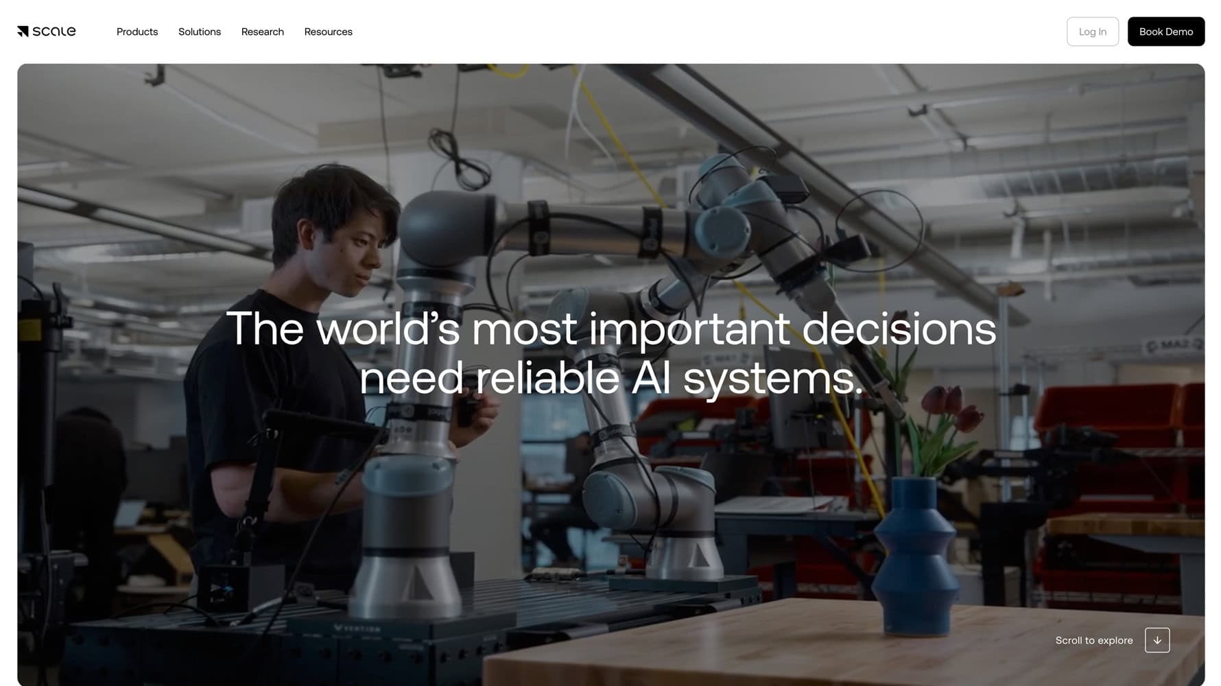 Scale AI website