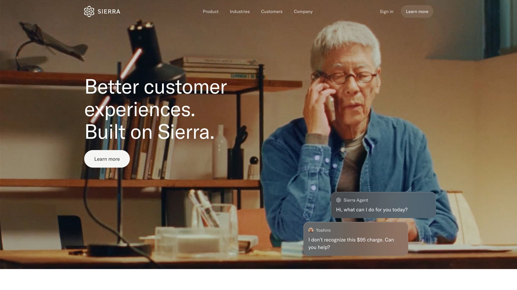 Sierra AI website