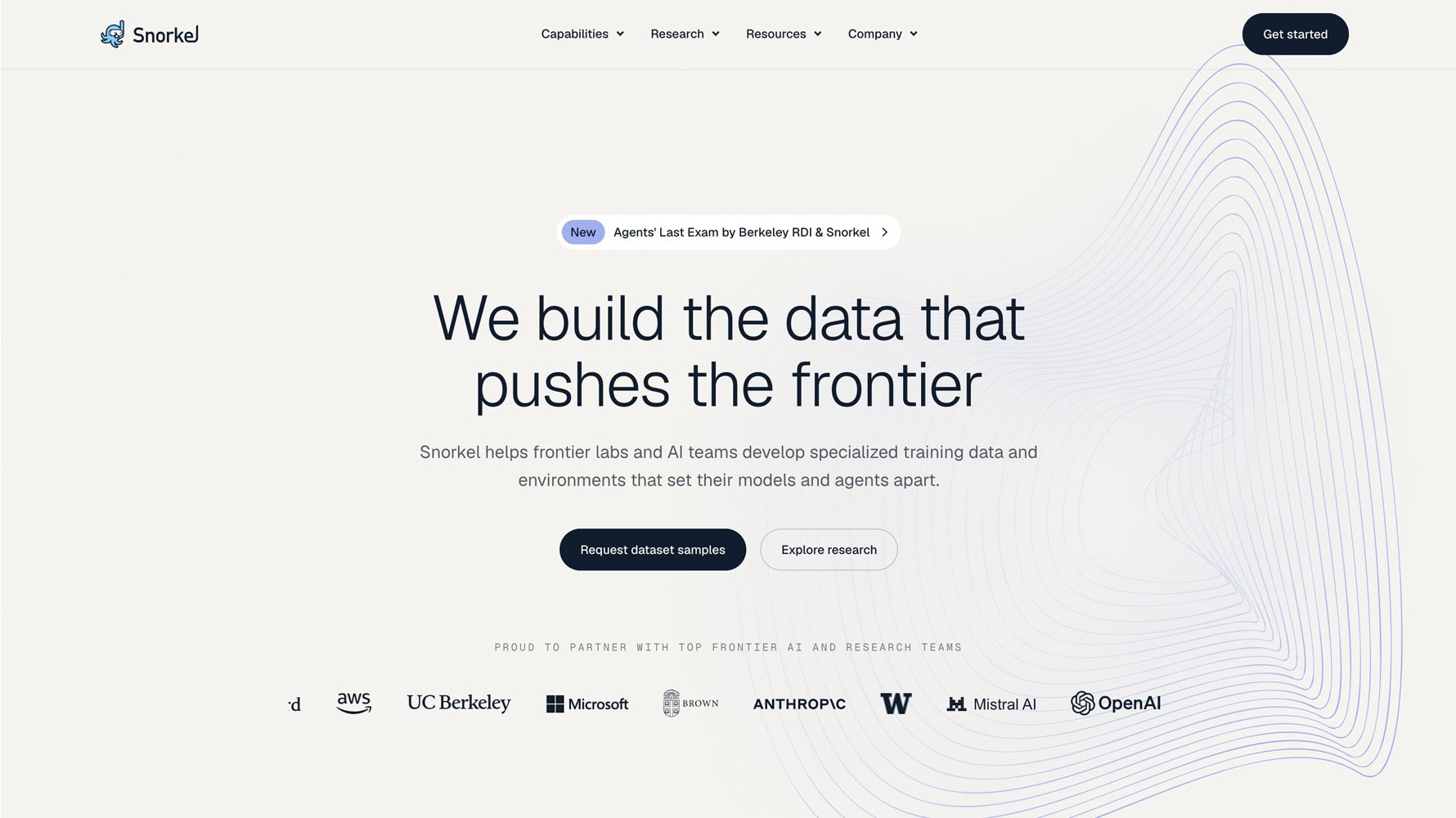Snorkel AI website
