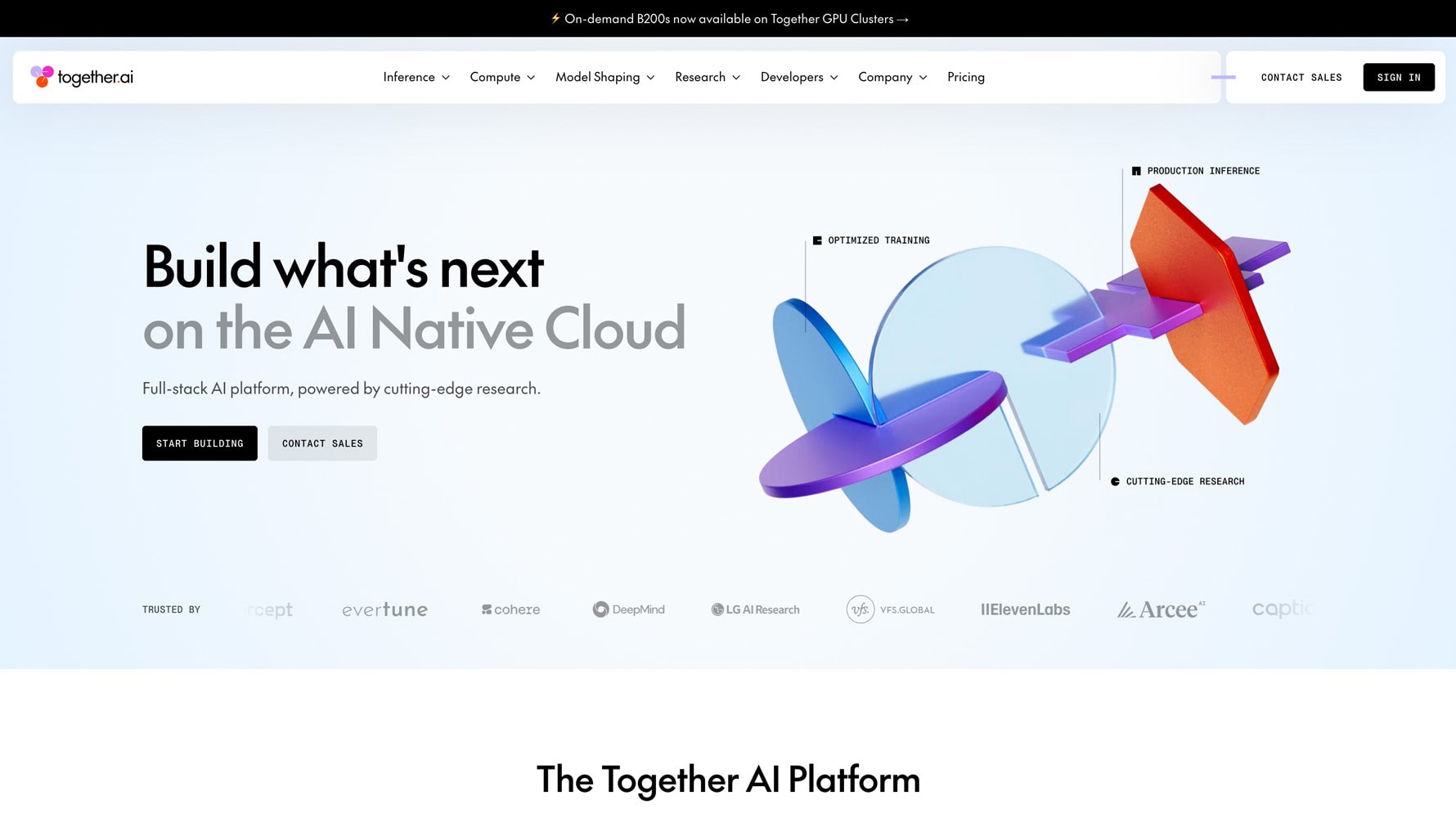 Together AI website