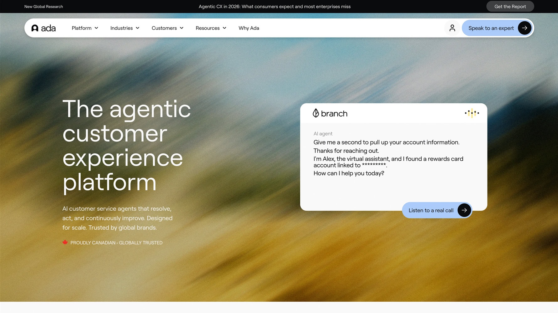 ada AI website